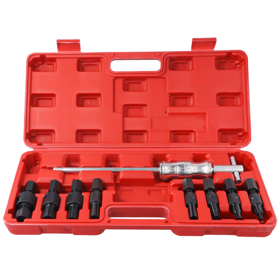 Podofo 9-teiliges Blindloch-Innenlagerabzieher-Set mit Gleithammer und Lagerentferner-Werkzeugset für 8-32mm - Bild 7