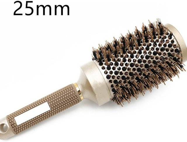 Runder Haarkamm, Fasskamm 25mm, Unisex - Bild 1