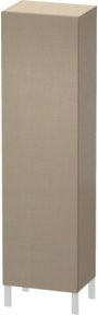 Duravit L-Cube Hochschrank in Beige, Wandmontage mit Glastüren, B/T/H: 50 x 36,3 x 176 cm - Bild 1