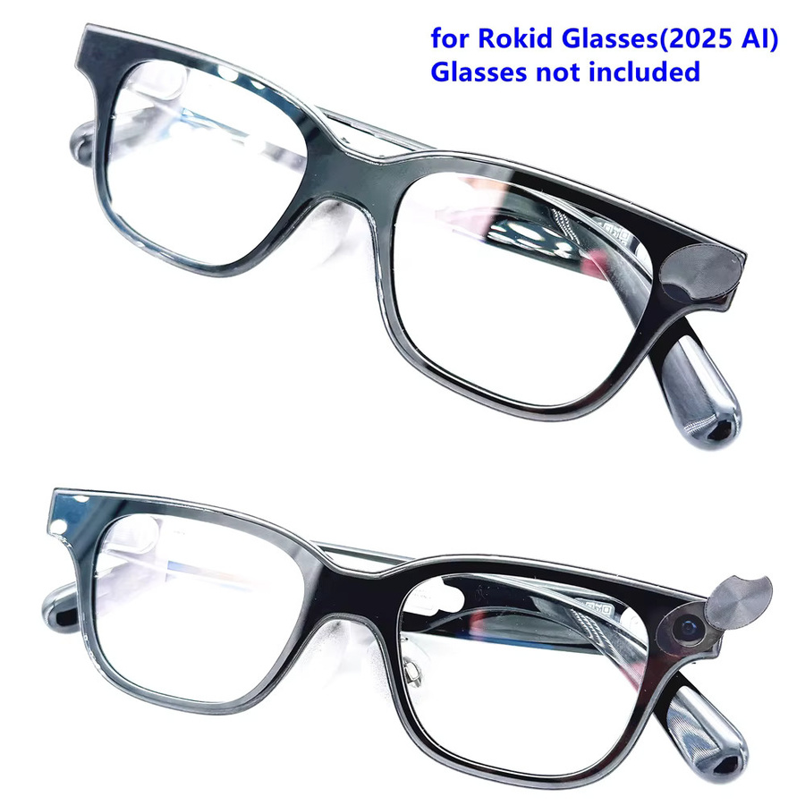 Eazedream Sichtschutzobjektivabdeckung in Schwarz als Kamera-Blockerkappe und Schildaufkleber für Meta Rayban und Xiaomi Rokid Brillen - Bild 3