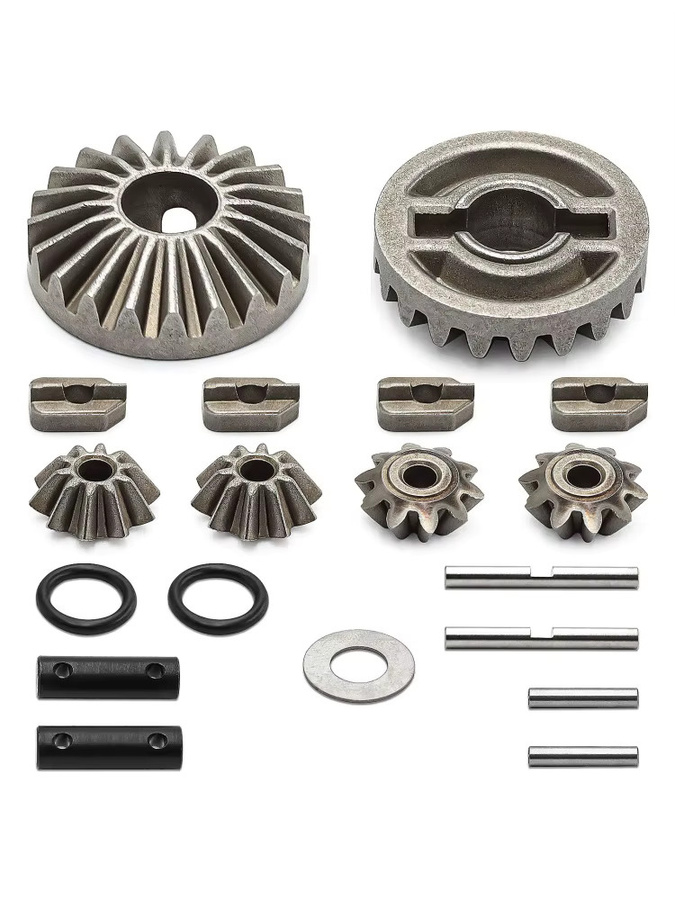 TRAXXAS SmallX SmallX2.0 MaxxSlash Universelles Stahl-Differentialgetriebe-Kit für vorne und hinten, Zubehör, Metall - Bild 6