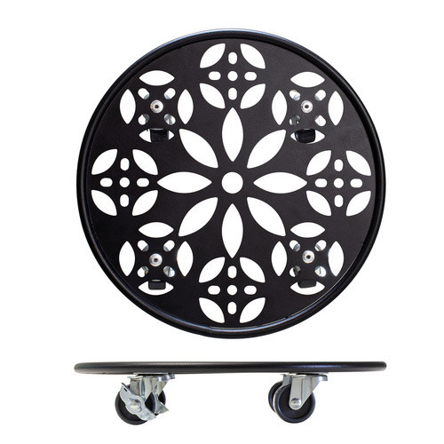 WAGNER SYSTEM Multiroller Pflanzenroller aus Metall in Schwarz mit Ø 30 cm - Bild 2