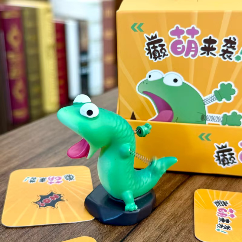 52TOYS Hoppers Tom Lizard Blind Box, Grüne Eidechse, Zubehör - Bild 3