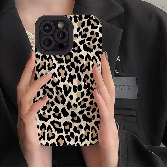 Silikonhülle im Leoparden-Kuh-Design für Samsung Galaxy A-Serie (A12, A13, A14, A21S, A22, A31, A32, A34, A50, A51, A52, A53, A54 5G, A71, A72, A73 5G), Multicolor - Bild 1