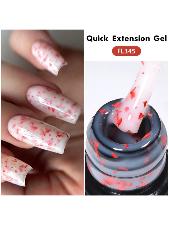 FOUR LILY Nagellack Pink Glitter, 7 ml, Schimmernd - Bild 5