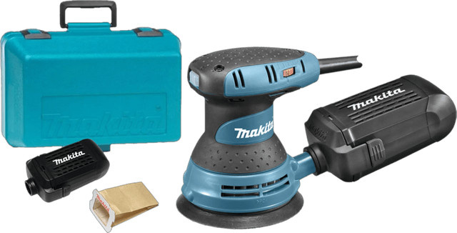 Makita BO5031K Exzenterschleifer in Blau mit Netzbetrieb - Bild 1