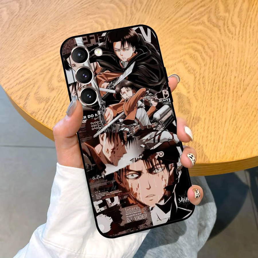 Rastar Anime L-Levi A-Ackerman Handyhülle für Samsung Galaxy S21 S22 S23 S24 S25 S26 Ultra FE Plus 5G A52S Soft Cover Multicolour - Bild 5