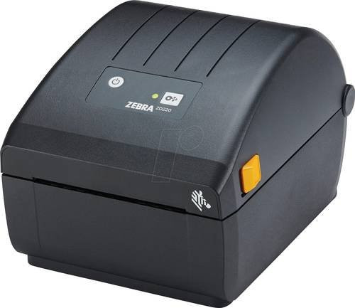 Zebra ZD220 Thermotransfer-Etikettendrucker mit USB-Anschluss, 203 x 203 dpi, maximale Etikettenbreite: 104 mm, Schwarz - Bild 1