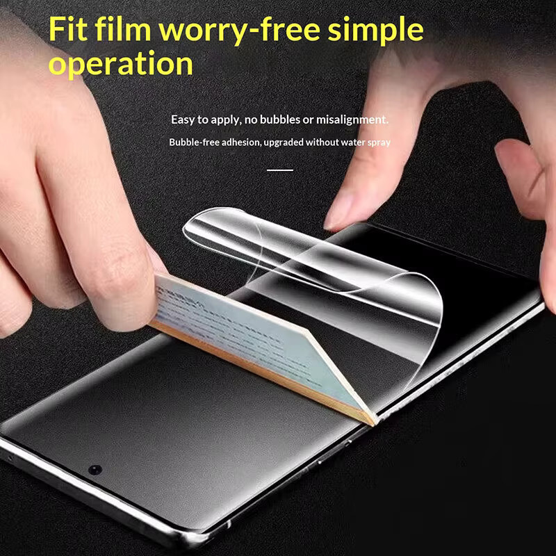 3er-Pack Hydrogel-Schutzfolien für Samsung Galaxy S26 Ultra und S26 Plus, transparente TPU-Matte zur vollflächigen Displayabdeckung - Bild 4