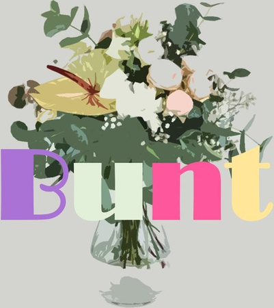 Bunter Blumenstrauß Multicolor mixed greenery Größe M
