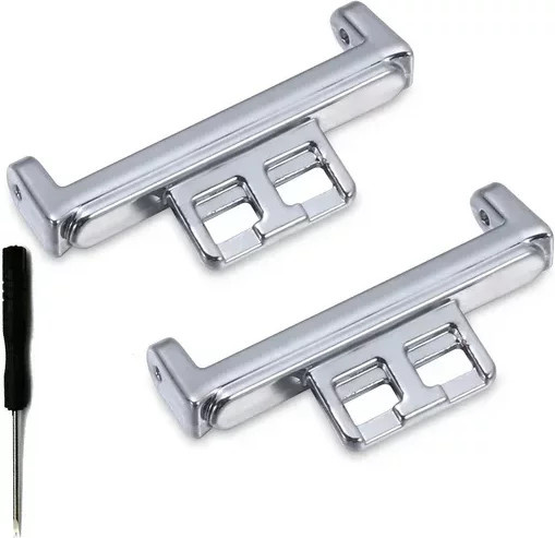 Geekthink Armband Stecker Adapter, Edelstahl, Silber, Huawei Uhr Fit 1 - Bild 1