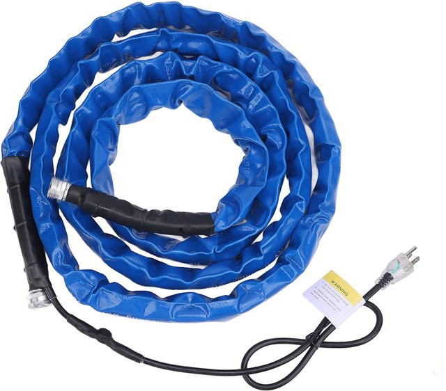 Fishine Beheizter RV Trinkwasserschlauch mit Thermostat und Frostschutz, Blau, Länge: 3,66 m - Bild 1