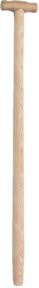 floraworld Spatenstiel aus Esche, Länge: 90 cm, Durchmesser: 4 cm - Bild 1