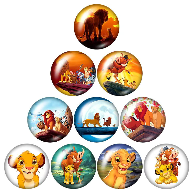 Disney Fotoglas-Cabochons, Der König der Löwen, Unisex - Bild 2