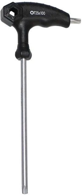 Force Torx-Schlüssel mit T-Griff T25 aus Chrome-Vanadium-Stahl in Schwarz - Bild 1