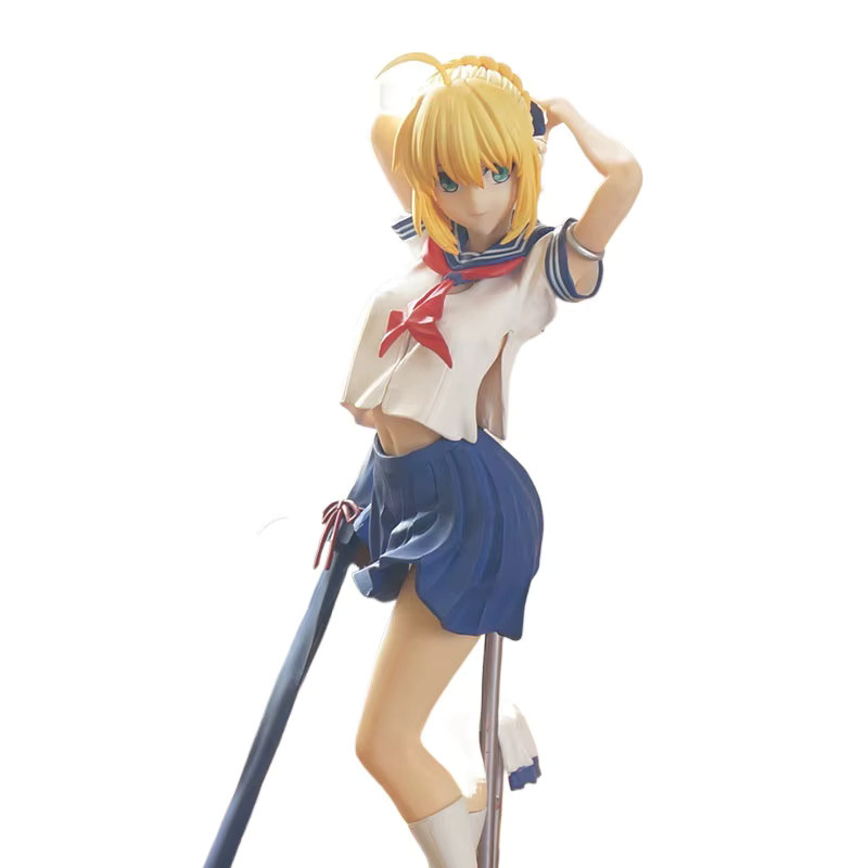 Bandai Fate Grand Order Jeanne d'Arc Schuluniform-Version, Figur, 1/7 Maßstab, Weiß - Bild 4