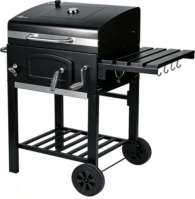 El Fuego Holzkohlegrill Ontario II in Schwarz - Bild 1