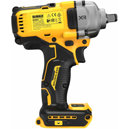 DeWalt DCF891NT-XJ Akku-Schlagschrauber 18V XR bürstenlos mit 1/2 Zoll und max. 813 Nm in Gelb-Schwarz