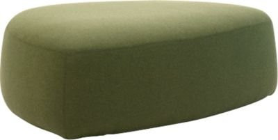 Leyform GOGO Pouf Polstermöbel oval in Moosgrün mit Stoffbezug, B: 124 cm, T: 109 cm, H: 44 cm - Bild 1