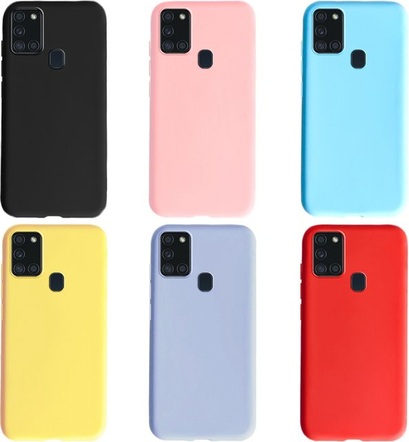Samsung Galaxy Schutzhülle aus Silikon und TPU für M21, A21S, M21S, M30S und M31 in Pink - Bild 1