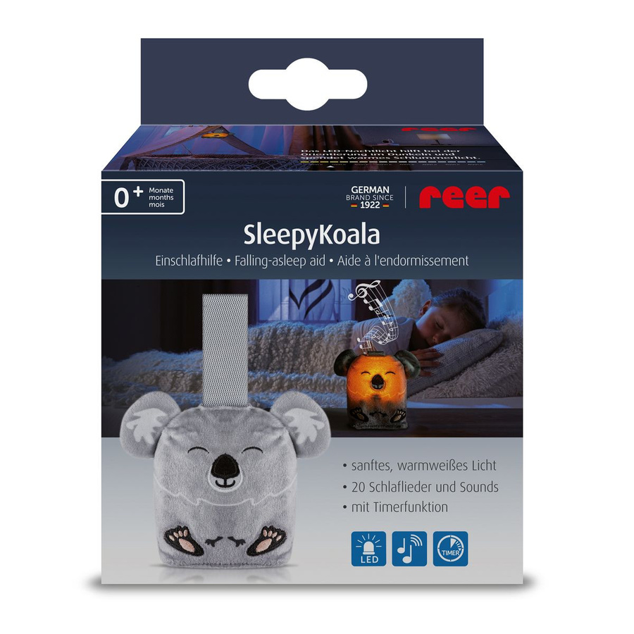 Reer Einschlafhilfe Sleepy Koala Nachtlicht mit Timer in Grau - Bild 6