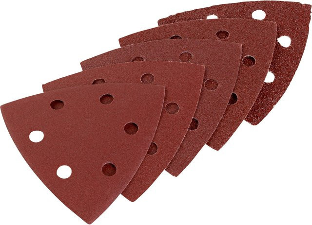 LUX-TOOLS Delta-Schleifscheiben-Set für Holz und Metall, 20-teilig, Durchmesser: 96 mm - Bild 1