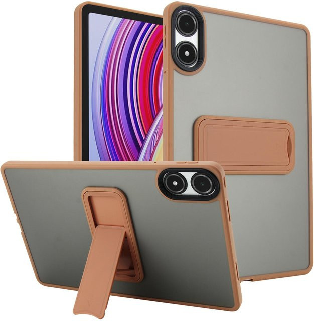 Xiaomi Schutzhülle aus PC und TPU für Redmi Pad SE und Poco Pad in Transparent oder Beige mit Ständer-Funktion - Bild 1