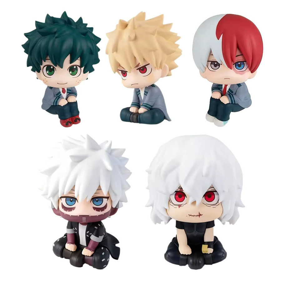 Bandai My Hero Academia Tomura Shigaraki, Izuku Midoriya, Katsuki Bakugo, Chibi PVC-Figur, Einzelfigur - Bild 6