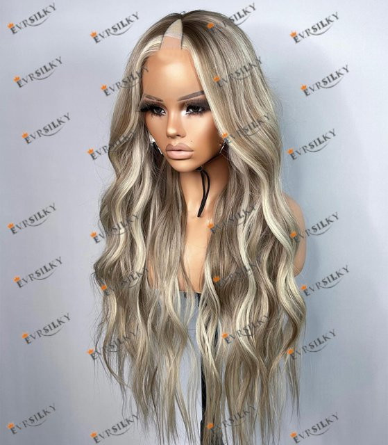 Eversilky Haar Extensions Platinblond, 1x4 Größe, Damen - Bild 1