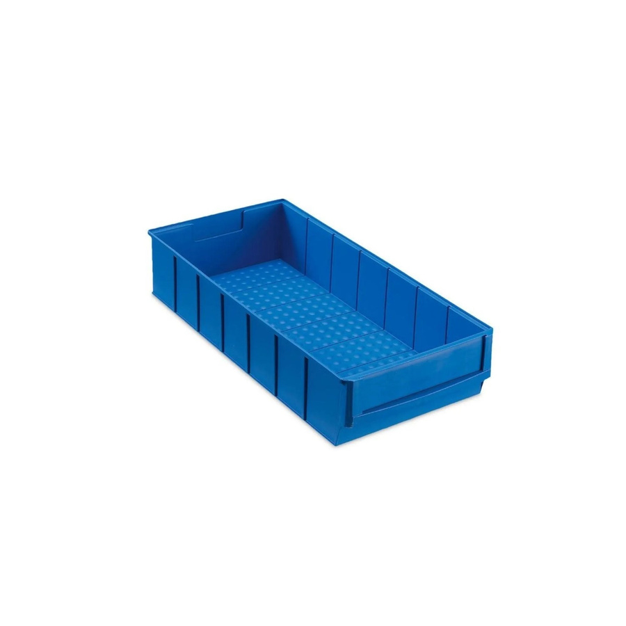 PROREGAL Industriebox 400 B Sichtlagerkasten Sortimentskasten Blau, H x B x T: 40 x 81 x 183 cm, 47 Liter - Bild 2
