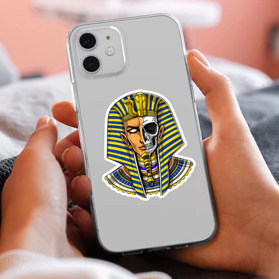 Charile Retro Kunst Aufkleber mit Altägyptischen Pharao Motiven in Multicolour für DIY Graffiti und Dekoration - Bild 4