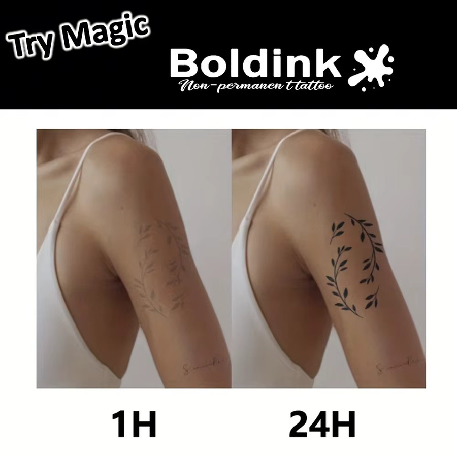 Boldink Temporäres Tattoo, Musik, wasserdicht, semi-permanent - Bild 4
