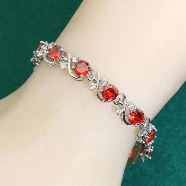 YIRAN Armbandständer, Zirkon, Damen, beige - Bild 1