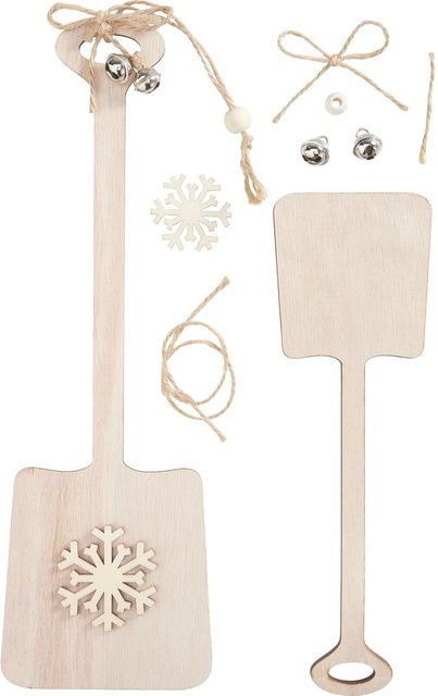 VBS Holz-Spaten aus Sperrholz in Beige, Höhe: 30 cm - Bild 1