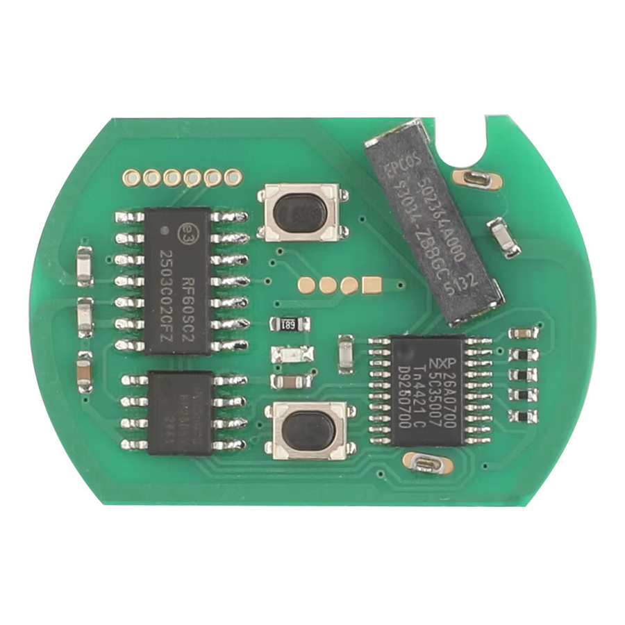 Jingyuqin Autoschlüssel Fernbedienung für Mitsubishi Colt 2002–2012 und Cabriolet 2006–2008, 315/433 MHz, ID46 PCF7941, 2 Tasten, Smart HU56 Blade, Schwarz - Bild 3