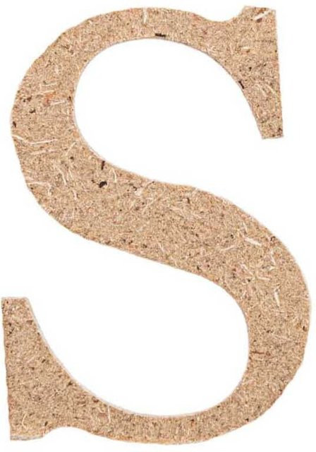 Rico Design Kleinbuchstabe S aus MDF Holz - Bild 1