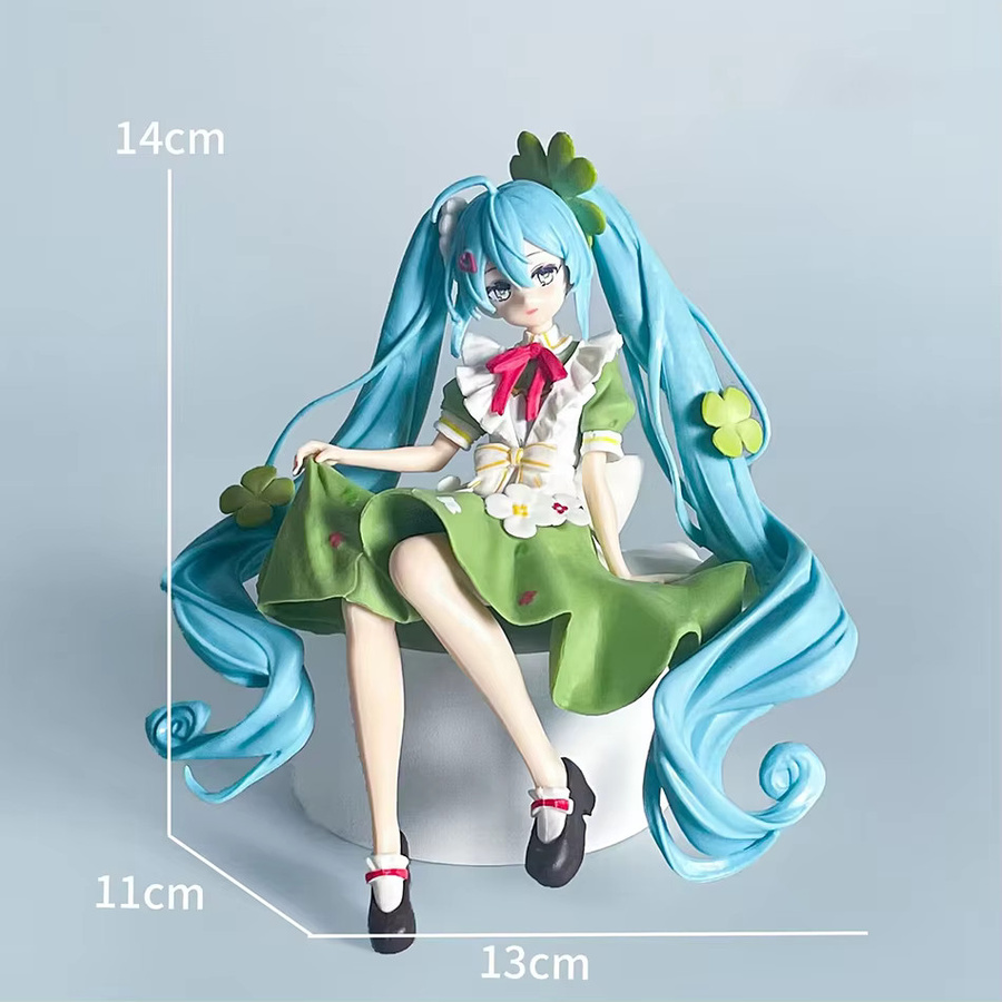 Bandai Hatsune Miku, Anime-Figur, Grün, Bewegliches Modell, Einzelfigur - Bild 2