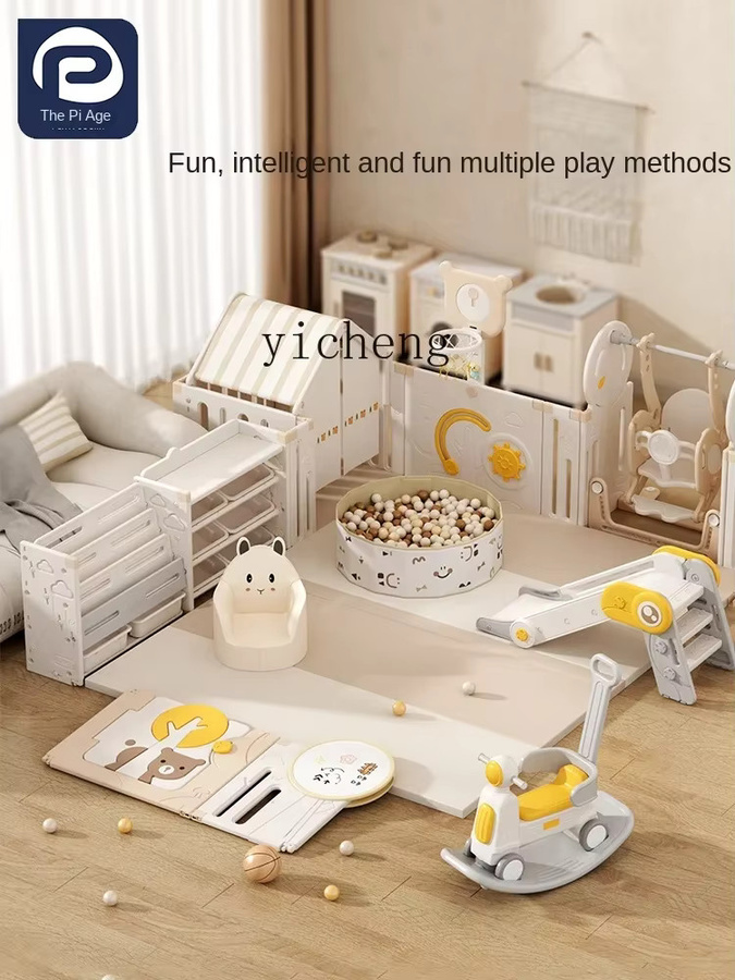 XL Spielmatte zum Schutz für Babys als zusammenfügbare Bodenmatte zum Krabbeln für Zuhause - Bild 2