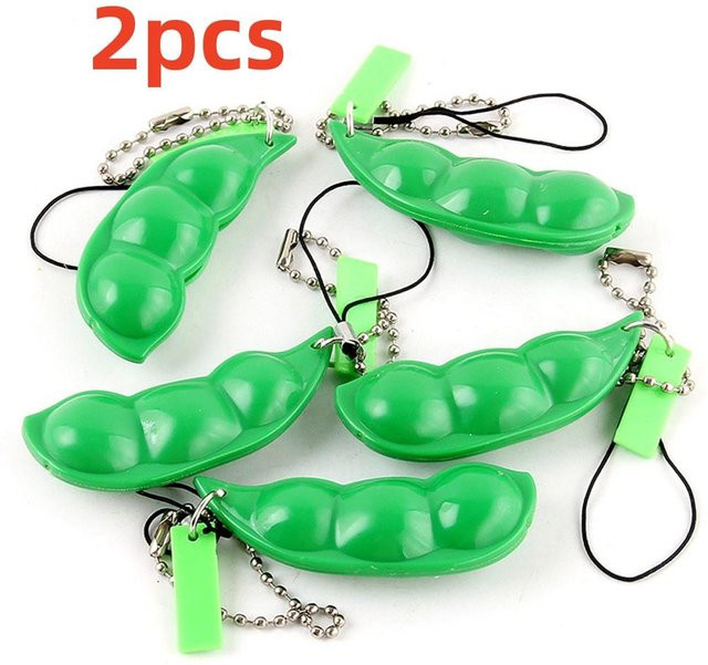 Happy Time For kids Edamame Fidget Toy Schlüsselanhänger 2-20 Stück - Bild 1
