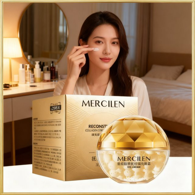 eelhoe Collagen Gold Feuchtigkeitscreme mit Kollagen, Augen, Reife Haut - Bild 1