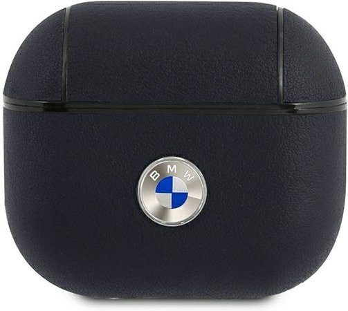 BMW Apple AirPods 3 Leder Schutzhülle Case Genuine Collection Navy Blau - Bild 1