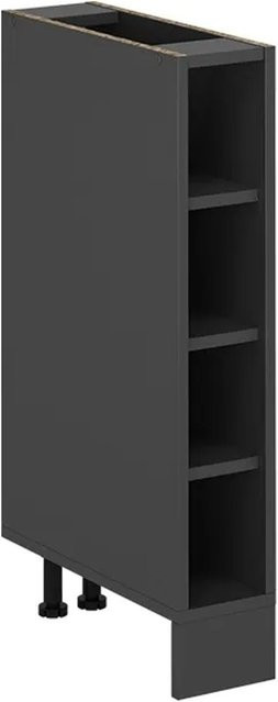 Vicco Küchenregal R-Line Offener Küchenschrank Anthrazit Matt B/T/H: 44,0 x 15,0 x 81,6 cm - Bild 1