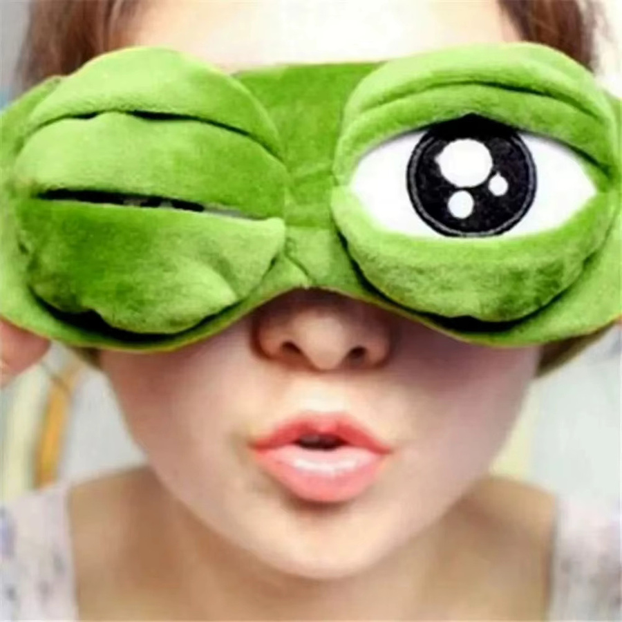 Hirigin Augenmaske, Unisex, Cartoon Frosch - Bild 5