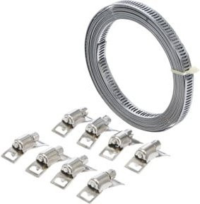 BGS Do it yourself Schlauchschellen-Satz Endlos, Silber, 3 m - Bild 1
