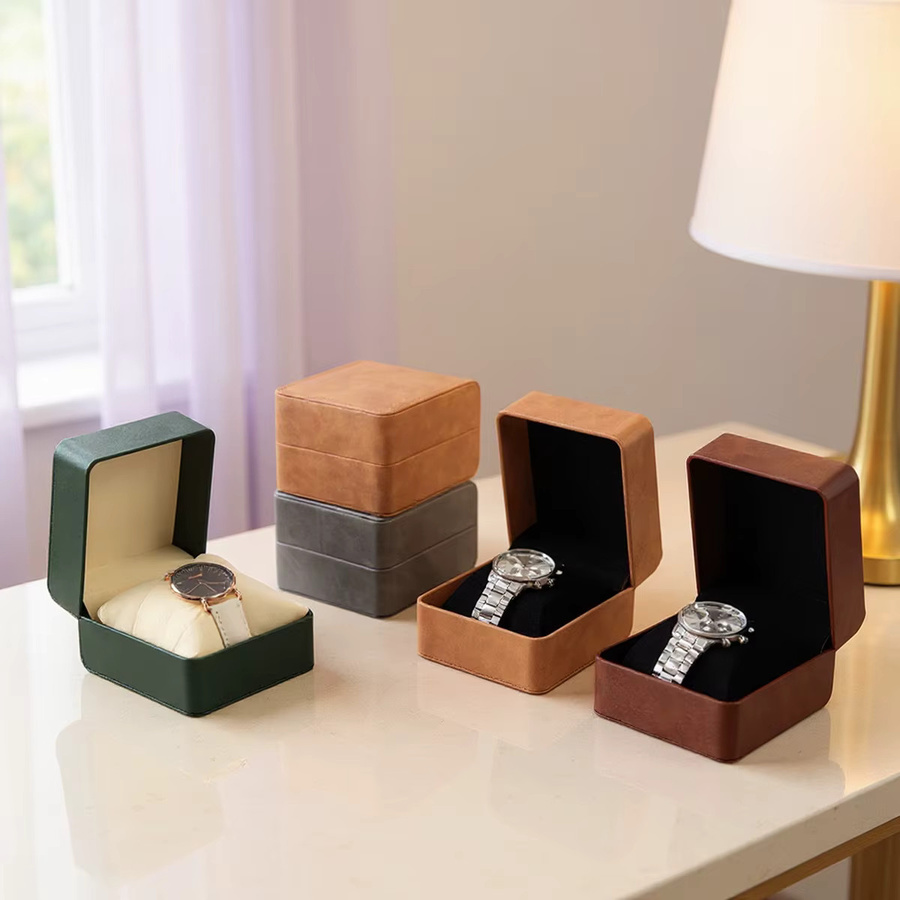 FancyWrist Uhren Box, PU Leder, Unisex - Bild 4