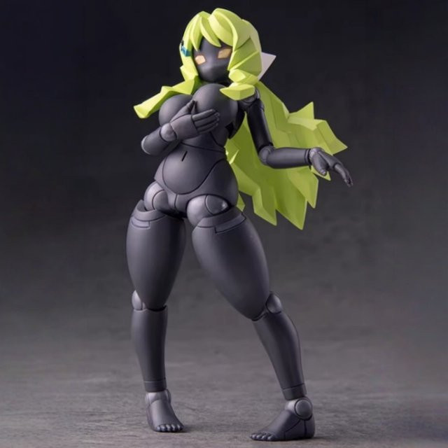 Bandai Polynian FLL Kelly Rania Dunkelhäutige Mecha-Mädchen Roboter, Actionfigur - Bild 1