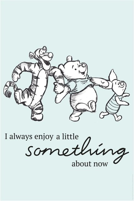 Komar Wandbild Winnie Pooh Something Paper Poster, Multicolor, Breite: 50 cm, Höhe: 70 cm - Bild 1