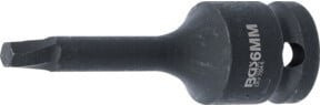BGS Schraubenausdreher 7004-6 aus Chrom-Vanadium-Stahl für defekte Innensechskant 6 mm mit 1/2 Zoll Innenvierkant-Antrieb - Bild 1