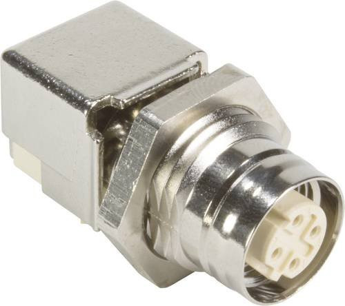 HARTING Leiterplattenadapter 21033814434 aus Messing in Silber mit 4 Polen - Bild 1