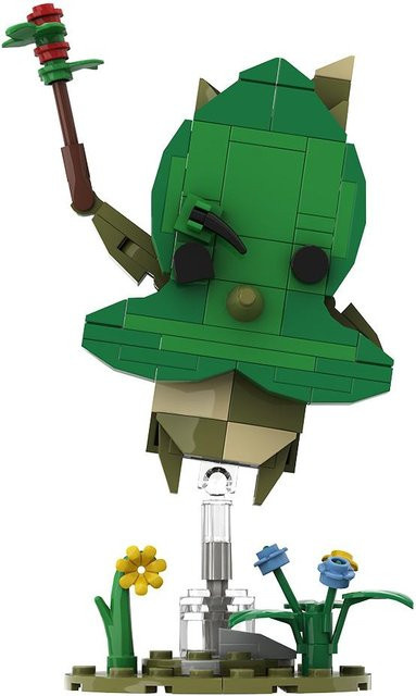 Gobricks Zeldaed Yahaha Korok Brickheadz, Spielfiguren Bausteine Set, ab 14 Jahren - Bild 1